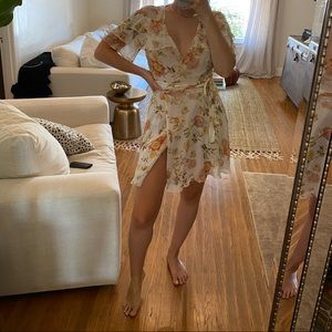 ZARA Floral Print Dress